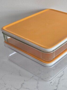Pair Rosti Mepal Rectangular Food Storage Containers Holland